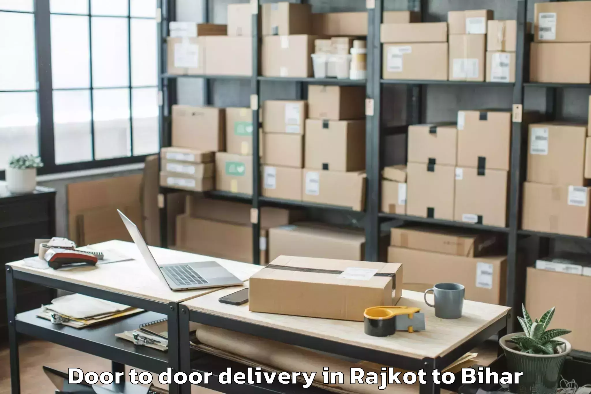 Trusted Rajkot to Revelganj Door To Door Delivery